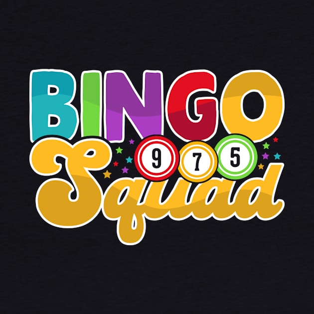 Bingo 975 Squad T shirt For Women by Xamgi